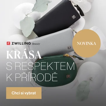 Nástroje z nerezové oceli a pouzdro ze syntetické kůže z jablečných slupek – 100 % veganské a ekologické.